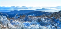 Winter of Mt Deogyu National Park South Korea 