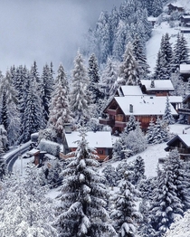 Winter wonderland in Verbier Switzerland