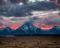 Witnessed so many amazing sunsets after tenting in this beautiful place for over  days - Grand Teton NP  ig travlonghorns