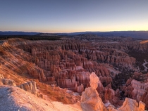 Woke up early to catch the sunrise at Bryce Canyon UT 