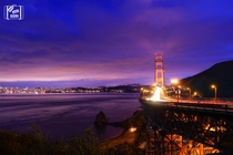 Words can not describe the beauty of watching the sunset at the Golden Gate Bridge San Francisco USA 