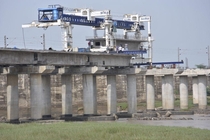 Work under progress on the Dedicated Freight Corridor India