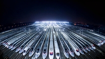 Wuhans high-speed rail depot