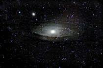 x-post rastrophotography Andromeda from my backyard 