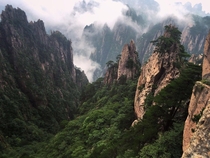 Yellow Mountains in Huangshan China 