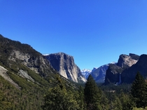 Yosemite National Park California  Beautiful view over Yosemite Valley where Theodore Roosevelt sat by a campfire with John Muir on May th  It is here down by the waterfall that Muir urged good ol Teddy to work for the preservation of Americas remaining w