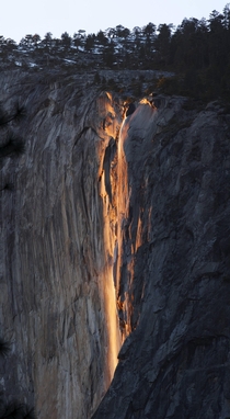 Yosemite Natl Parks natural FireFall will be visible for the next few weeks 