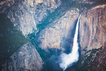 You could almost feel the power from the falls Yosemite Falls from Sentinel Dome 