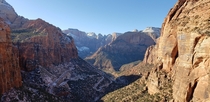 Zion UT today after a light dusting x