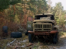 ZONE Markings on Some Vehicles Used at the Chernobyl Cleanup